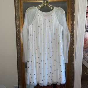 Cat and Jack Gold Polka Dot Dress